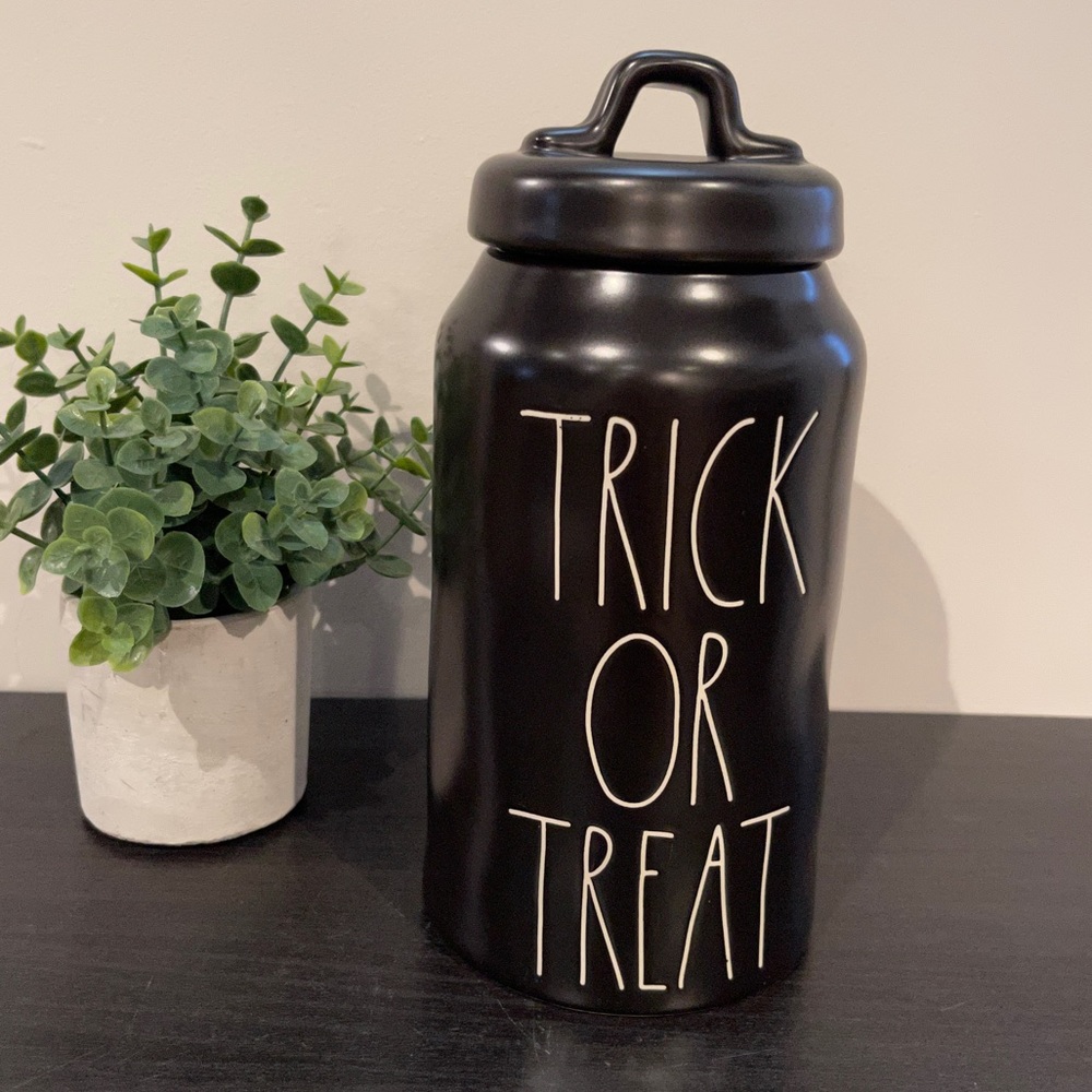 RAE DUNN TRICK OR TREAT CANISTER